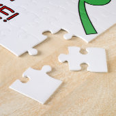 Glück in der Liebe Herz klebrig Puzzle (Seite)