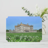 Glück in der Liebe Hochzeit in Urlaubsort Einladun Einladung (Stehend Vorderseite)