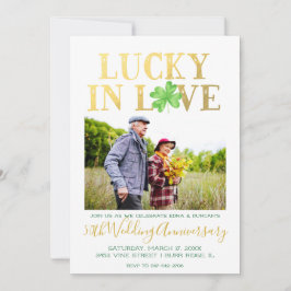 Glück in der Liebe | Hochzeitstag Einladung