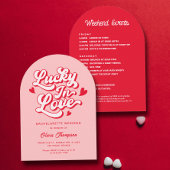 Glück in der Liebe Junggeselinnen-Abschied Einladung