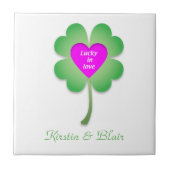 Glück in der Liebe Keramik Fliesen (Vorderseite)