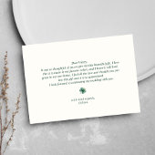 Glück in der Liebe Kleeblatt Herz Brautparty Dankeskarte