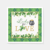 Glück in der Liebe Napkins Serviette (Vorderseite)