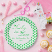 Glück in der Liebe Pappteller (Party)