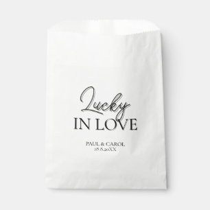 Glück in der Liebe Personalisierte Papiertüte Geschenktütchen