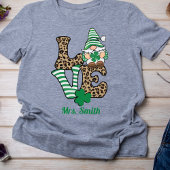 Glück in der Liebe! Personalisiertes St. Patrick's T-Shirt