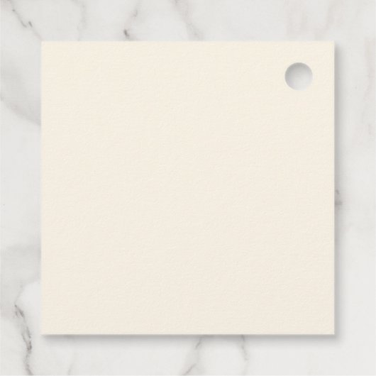 Glück in der Liebe Roter Junggeselinnen-Abschied C Geschenkanhänger (Rückseite)