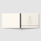 Glück in der Liebe | Rustische Gastgeschenk Hochze Gästebuch (Voll)