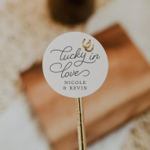 Glück in der Liebe | Rustische Gastgeschenk Hochze