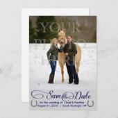 Glück in der Liebe Save The Date (Vorne/Hinten)