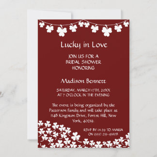 Glück in der Liebe St. Patrick's Day BABYShower CA Feiertagskarte