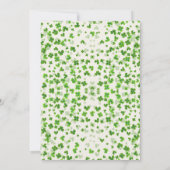 Glück in der Liebe St. Patrick's Day Brautparty Dankeskarte (Rückseite)