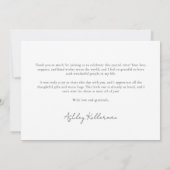 Glück in der Liebe St. Patrick's Day Brautparty Dankeskarte (Rückseite)