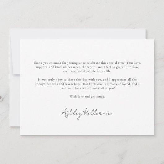 Glück in der Liebe St. Patrick's Day Brautparty Dankeskarte (Rückseite)