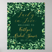 Glück in der Liebe St. Patrick's Day Brautparty Foliendrucke (Vorderseite)