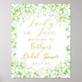 Glück in der Liebe St. Patrick's Day Brautparty Foliendrucke (Vorderseite)