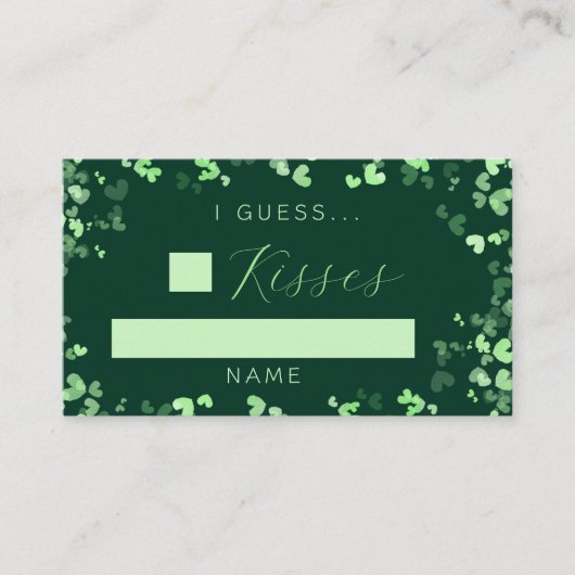 Glück in der Liebe St. Patrick's Day Brautparty Ga Begleitkarte (Vorderseite)