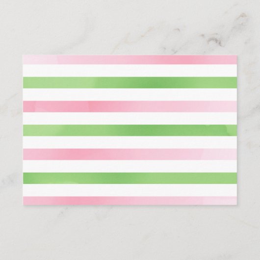 Glück in der Liebe St. Patrick's Day Brautparty Ga Begleitkarte (Rückseite)