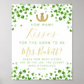 Glück in der Liebe St. Patrick's Day Brautparty Ga Poster (Vorne)