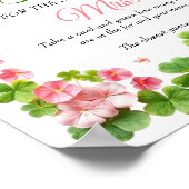 Glück in der Liebe St. Patrick's Day Brautparty Ga Poster (Ecke)