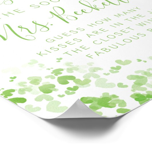 Glück in der Liebe St. Patrick's Day Brautparty Ga Poster (Ecke)