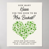 Glück in der Liebe St. Patrick's Day Brautparty Ga Poster (Vorne)