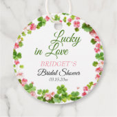 Glück in der Liebe St. Patrick's Day Brautparty Geschenkanhänger