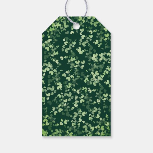 Glück in der Liebe St. Patrick's Day Brautparty Geschenkanhänger (Rückseite)