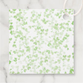 Glück in der Liebe St. Patrick's Day Brautparty Geschenkanhänger (Rückseite)