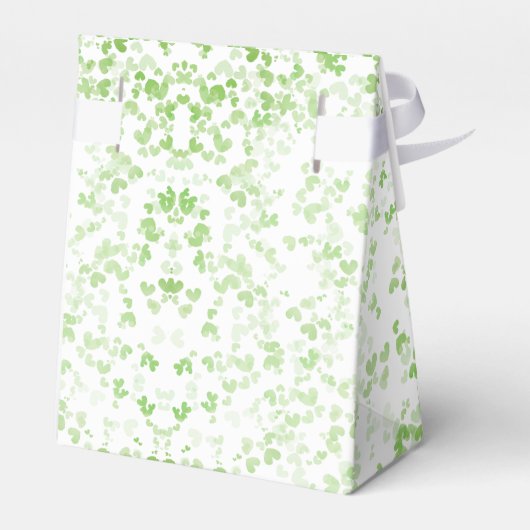 Glück in der Liebe St. Patrick's Day Brautparty Geschenkschachtel (Rückseite)