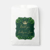 Glück in der Liebe St. Patrick's Day Brautparty Geschenktütchen (Vorderseite)