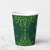 Glück in der Liebe St. Patrick's Day Brautparty Pappbecher (Rechts)