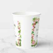 Glück in der Liebe St. Patrick's Day Brautparty Pappbecher (Links)