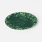 Glück in der Liebe St. Patrick's Day Brautparty Pappteller (Schrägansicht)