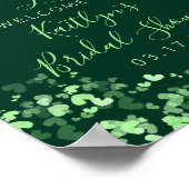 Glück in der Liebe St. Patrick's Day Brautparty Poster (Ecke)