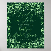 Glück in der Liebe St. Patrick's Day Brautparty Poster (Vorne)