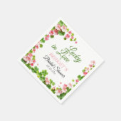 Glück in der Liebe St. Patrick's Day Brautparty Serviette (Ecke)