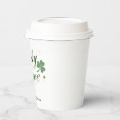 Glück in der Liebe St Patrick's Modern Brautparty Pappbecher (Links)