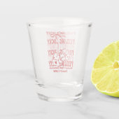 Glück in der Liebe Vegas Junggeselinnen-Abschied S Schnapsglas (Rückseite)