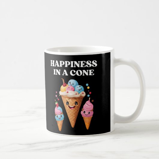 Glück in einem Kon Kaffeetasse (Rechts)
