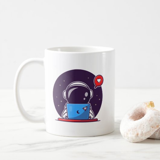 Glück in einer Tasse (Mit Donut)