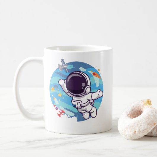 Glück in einer Tasse (Mit Donut)