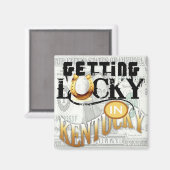 Glück in Kentucky durch gregory gallo Magnet (Vorderseite/Rückseite)