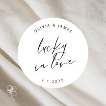 Glück in Liebe Aufkleber