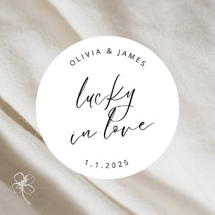 Glück in Liebe Aufkleber