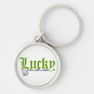 Glück in Liebe mit dem Meer Schlüsselanhänger