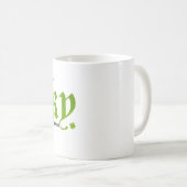 Glück in Liebe mit einem Airman Kaffeetasse (VorderseiteRechts)