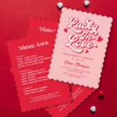 Glück in Liebe Vegas Junggeselinnen-Abschied Einladung