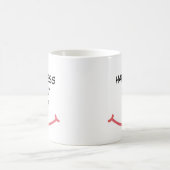 Glück in meiner Pokal-Tasse Kaffeetasse (Mittel)