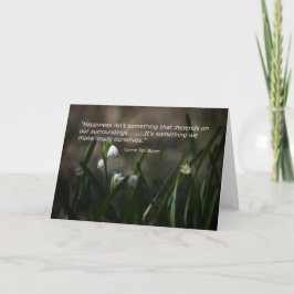 Glück innerhalb der Anmerkungs-Karte Karte